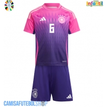 Camisa de time de futebol Alemanha Joshua Kimmich #6 Replicas 2º Equipamento Infantil Europeu 2024 Manga Curta (+ Calças curtas)
